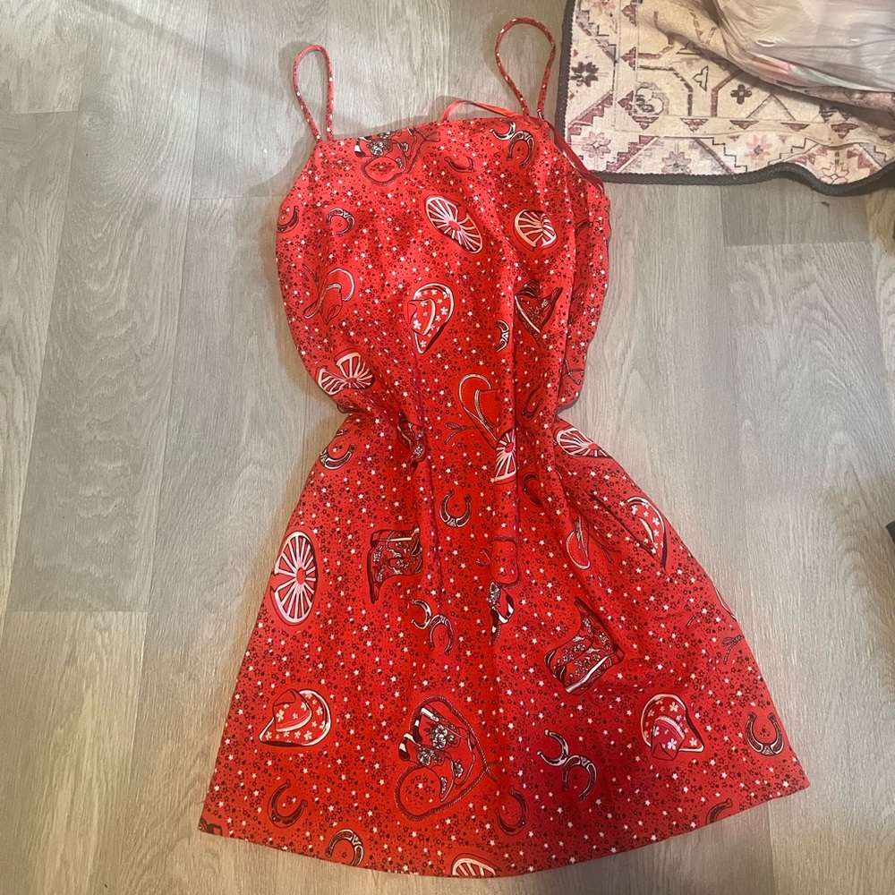 Monteau Red‎ Mini Dress